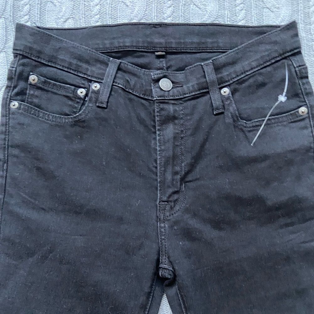 FRYE Addie Street Style Midnight Black Mid Rise Skinny Jeans - Picture 3 of 12
